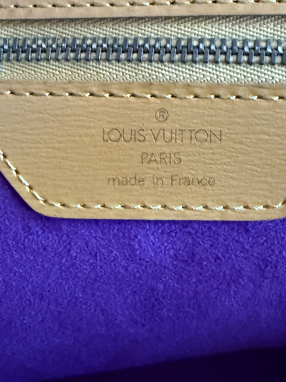 Yellow epi saint jacques Louis Vuitton bag - Picture 12 of 14